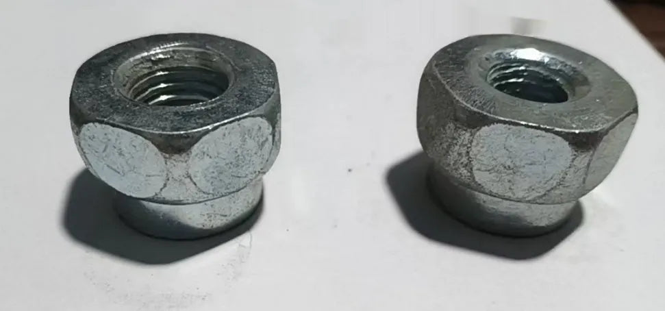 Ouma aluminium weeding head for brush cutter, showing threaded socket for mower head attachment