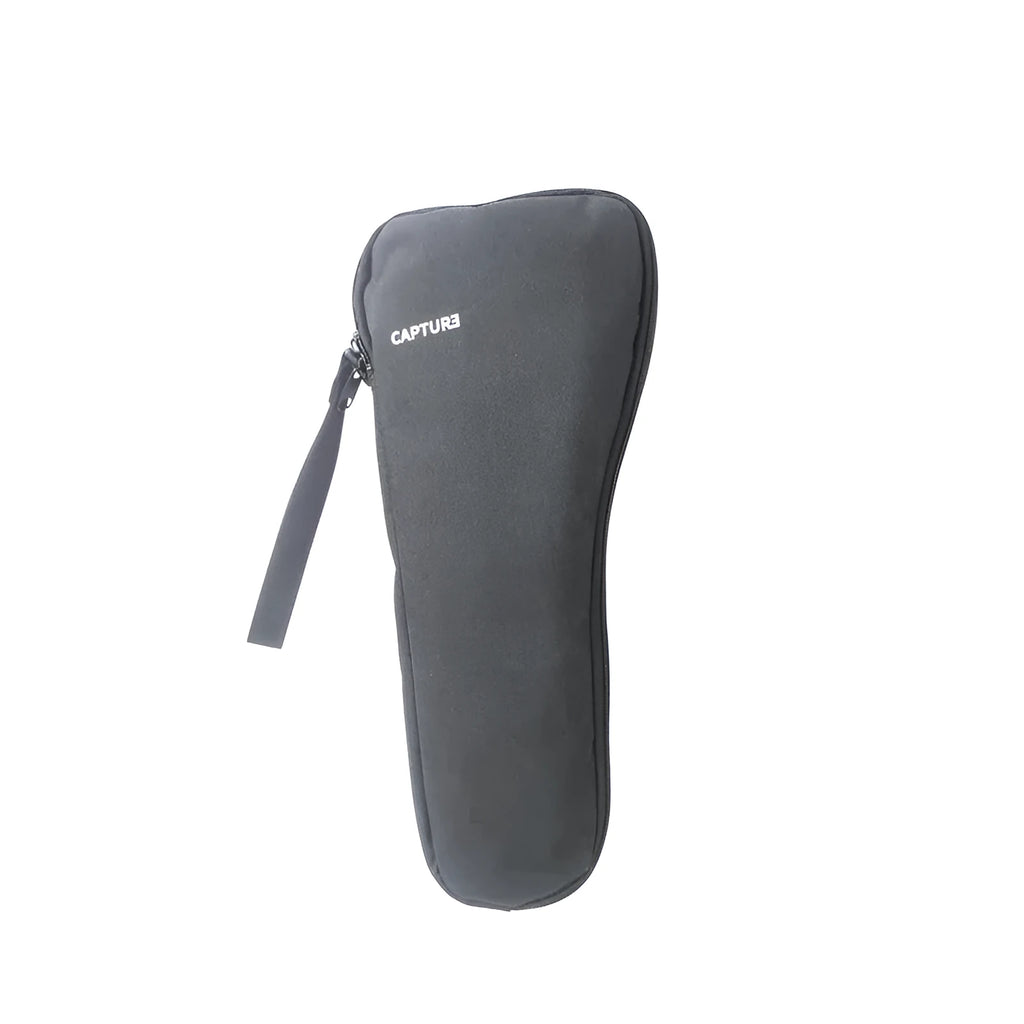 Black cloth portable storage bag for mobile phone stabiliser accessories and camera gimbal attachments