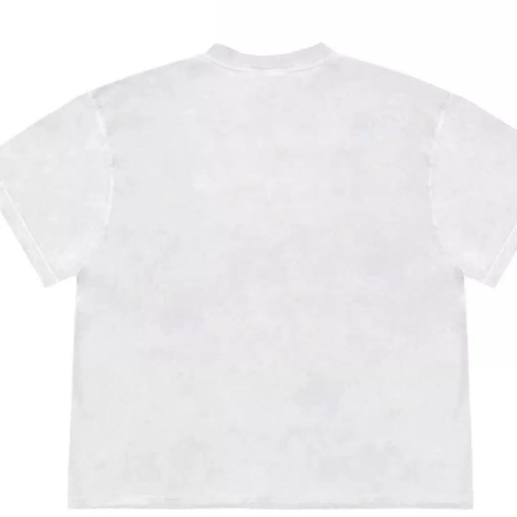 Blueberry patchwork fruit design on loose fit short sleeved T-shirt