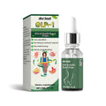 30ml bottle of body slimming and health drops with dropper next to Moringa leaves and citrus fruits