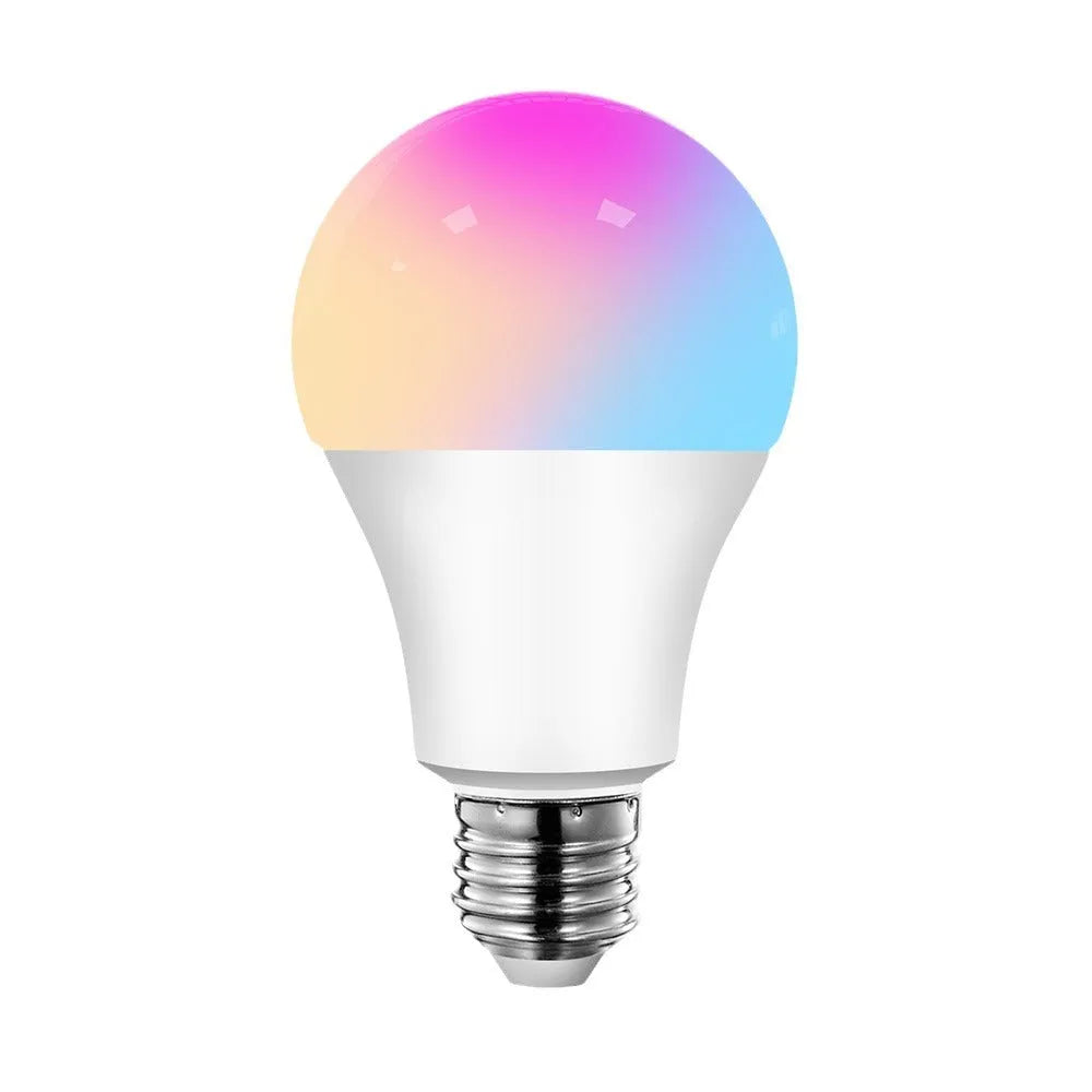 Graffiti WiFi Bluetooth smart bulb with RGB electrodeless dimming, 9W/15W, socket-powered, IP20 indoor use