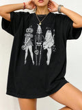Loose straight fit cotton summer t-shirt in multiple colours with round neck