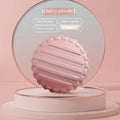 TPR foot massage ball in pink, blue, green, or purple with 6cm diameter for yoga and fitness
