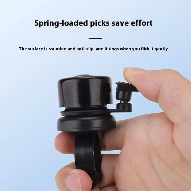 Bicycle bell AirTag mounting bracket plastic concealed holder on handlebar with bell housing