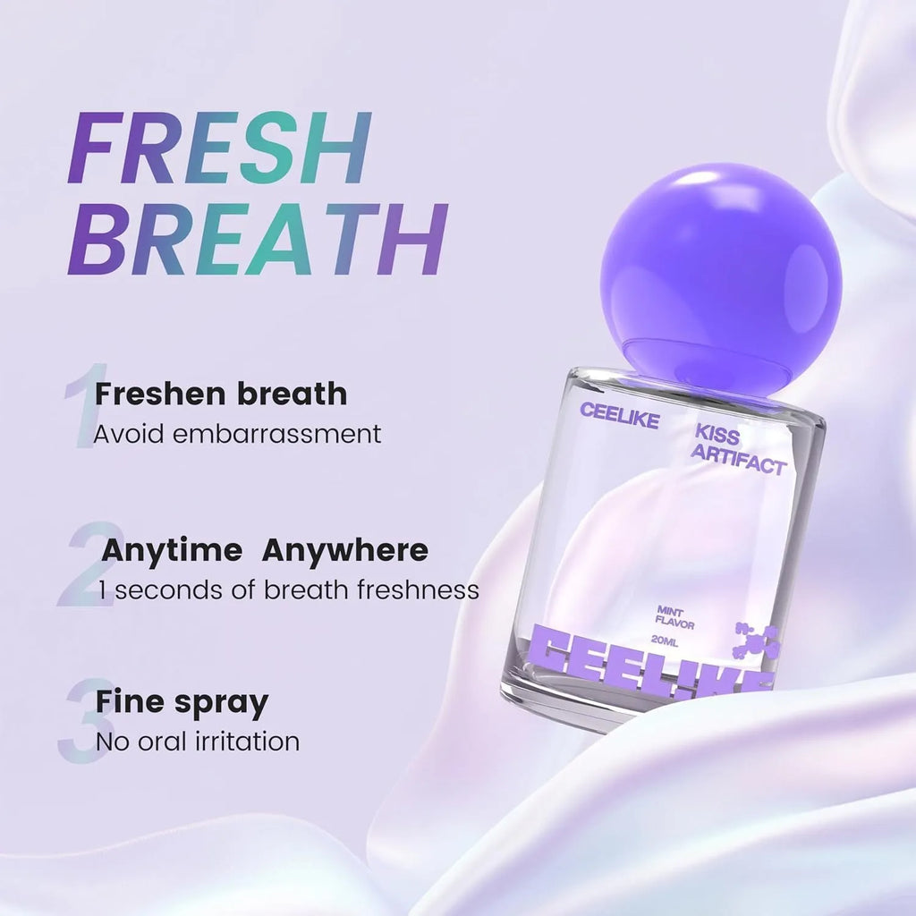 20ml portable oral spray bottle with probiotic formulation for daily hydration