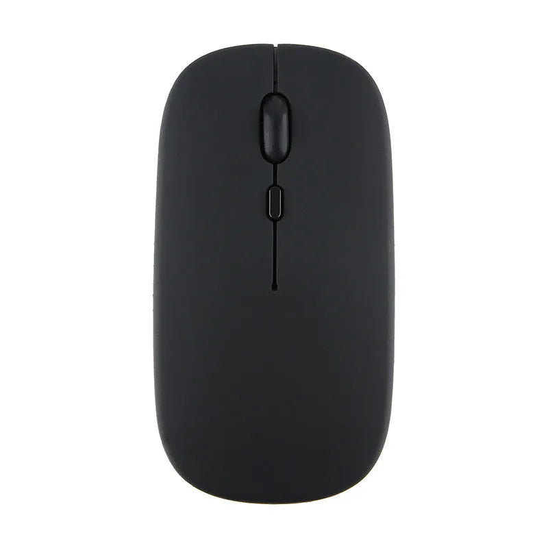 Candy wireless Bluetooth mouse in black, ergonomic shape with DPI switch, 14cm size