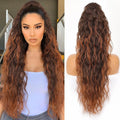30 inch grip ponytail fluffy long curly synthetic hair horse tail wig in high temperature fibre