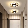 LED corridor ceiling light with silicone shade, rectangular bay window shape, white frame