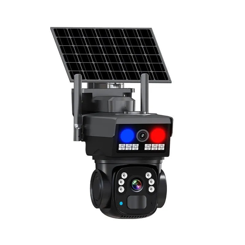 QD5S 4G solar outdoor home security camera with full colour video and 325° rotation