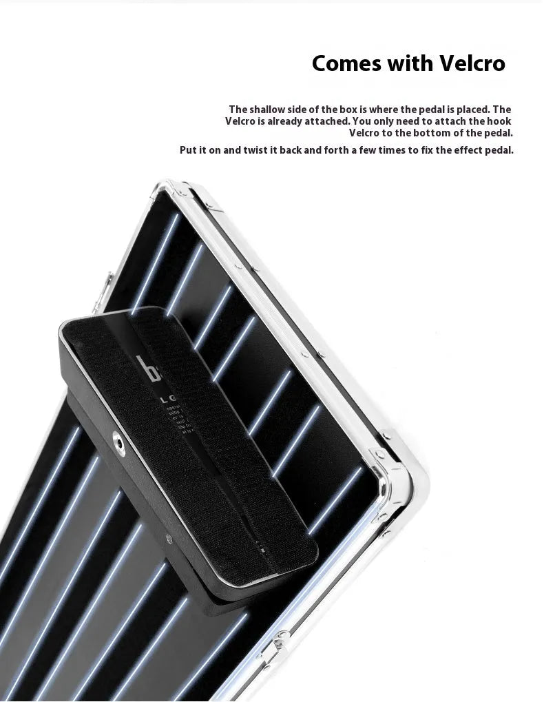 Aviation box guitar single piece comprehensive effect device in T-EC8 trumpet style with flight case