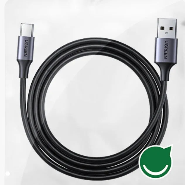 Lvlian 1m black USB data cable with straight head for mobile phone and tablet charging