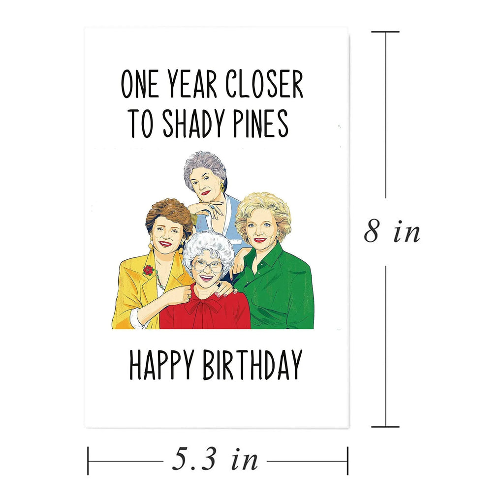 Creative Home simple modern birthday greeting card with a choice of coloured and Kraft paper envelopes.