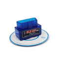 ELM327 mini OBD2 Bluetooth scanner for vehicle diagnostics with fault code reading and sensor monitoring