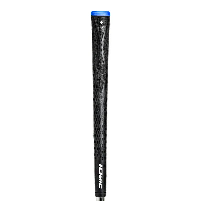 A single TPE golf club grip in a choice of colours including pink, red, blue, white, and black combinations.