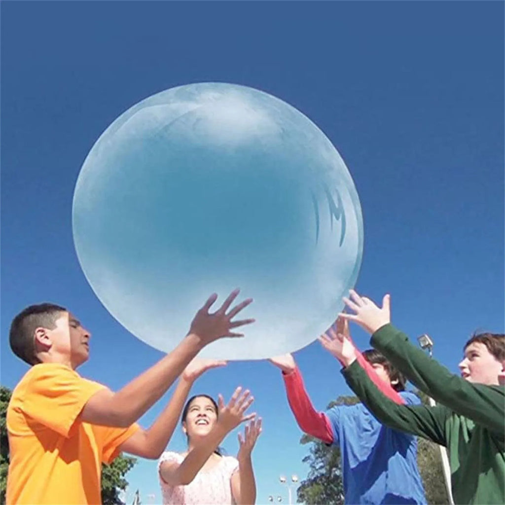 Big inflatable TPR bouncy ball in pink, yellow, green, and blue, sizes up to 120cm