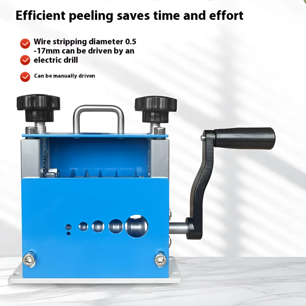 SD-017 manual wire stripping machine for cables from 0.5mm to 17mm diameter