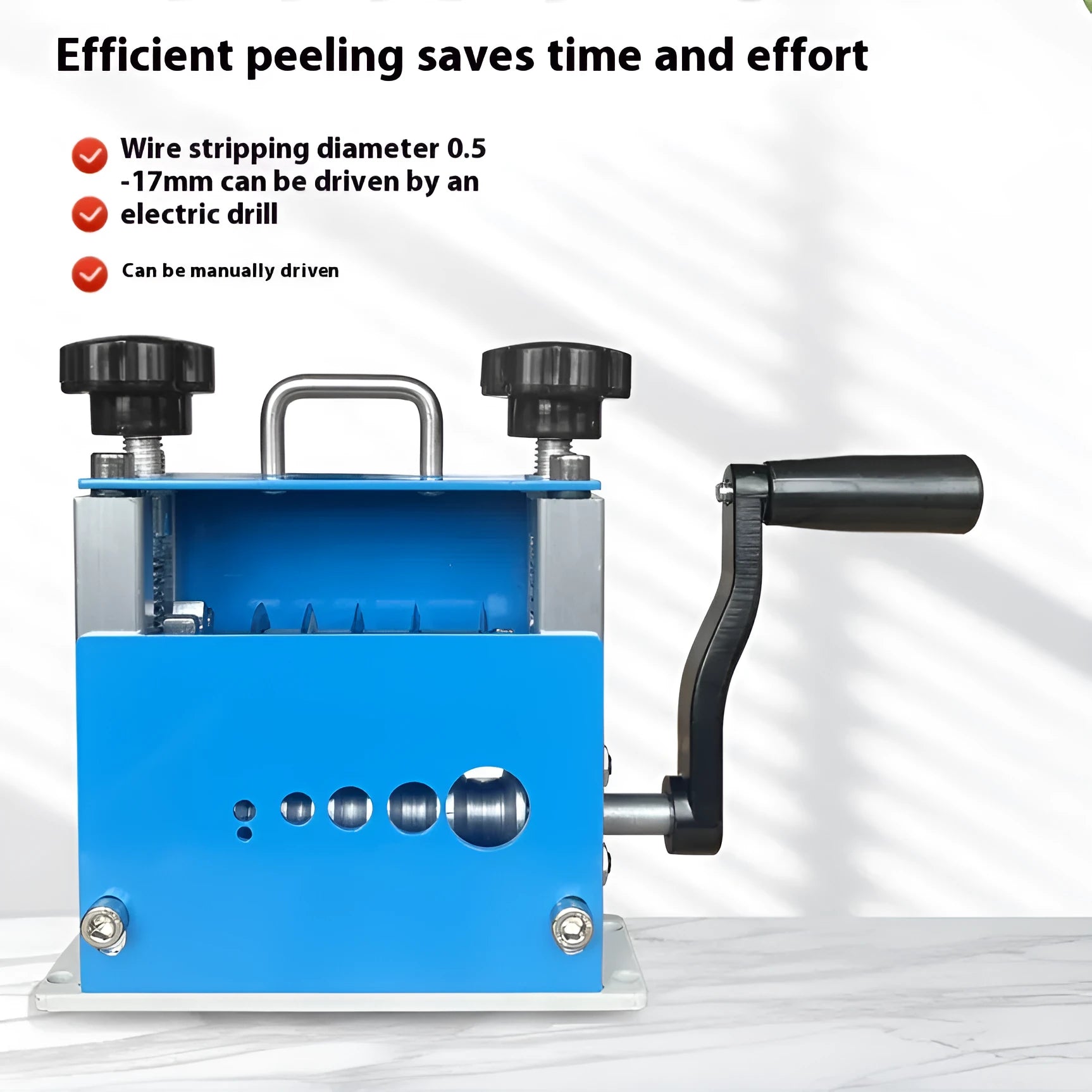SD-017 manual wire stripping machine for cables from 0.5mm to 17mm diameter