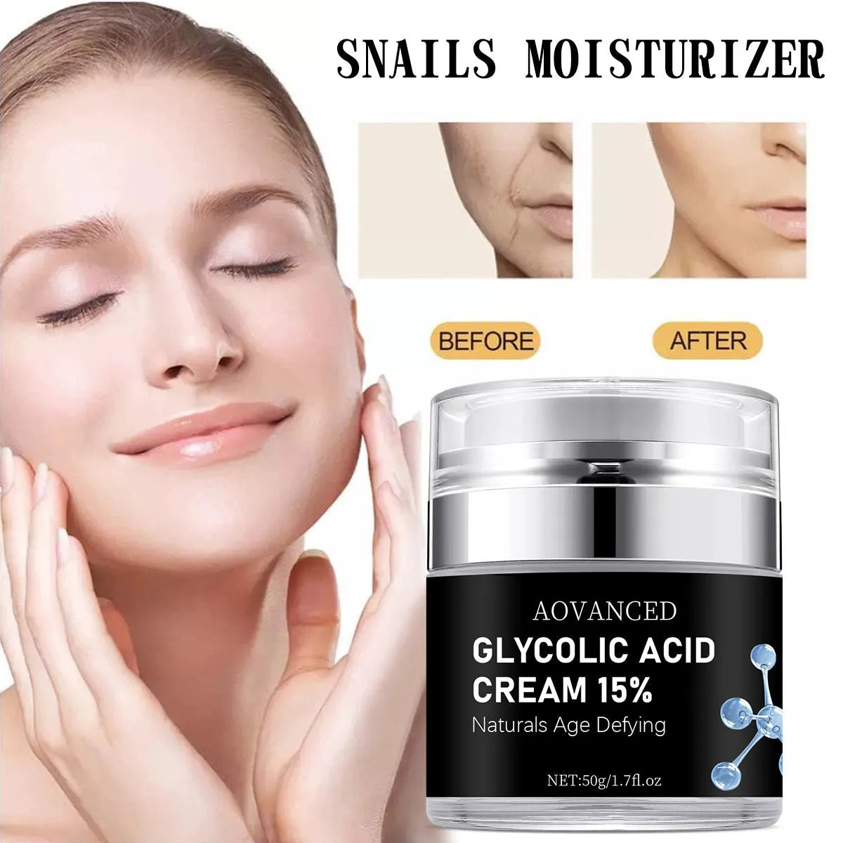 Exfoliating salicylate nourishing moisturising cream 50g tube with universal skin type label