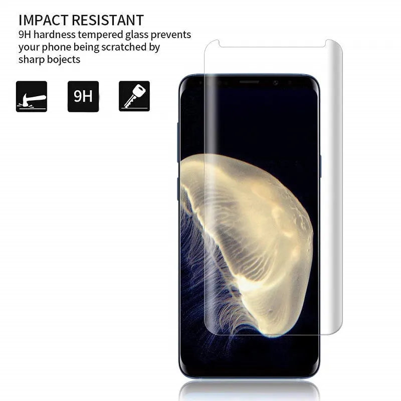 3DAllglue tempered glass screen protector full front film for Samsung Galaxy S9 S9 Plus Note 9 S8 S8 Plus Note 8