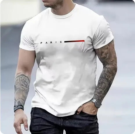 3D printed slim fit men's short sleeve top in mesh polyester, colour TY5741