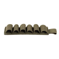 Tactical outdoor 6-hole storage sticker made of 1000D nylon, 5x16.5 cm, in army colour for MOLLE attachment