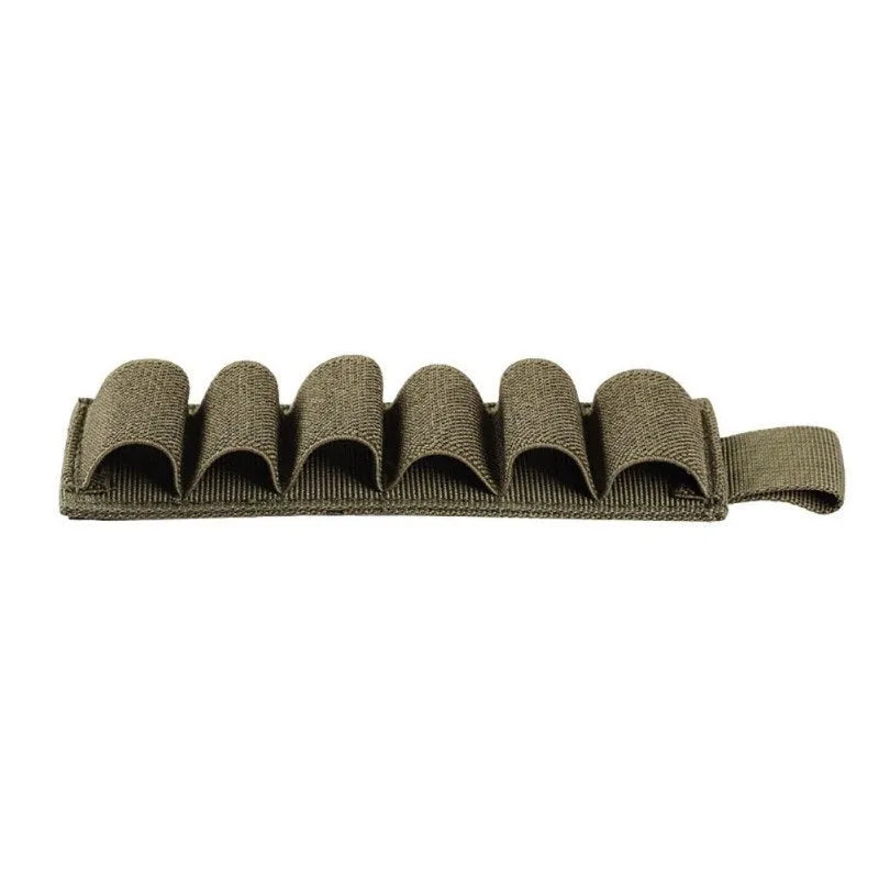 Tactical outdoor 6-hole storage sticker made of 1000D nylon, 5x16.5 cm, in army colour for MOLLE attachment