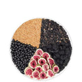 Black wolfberry mulberry herbal tea bags with flaxseed and fig in 120g package