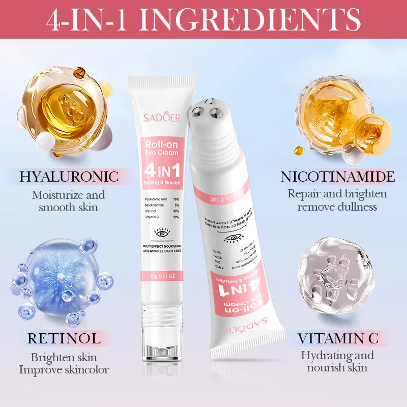 Four-in-one multi-effect firming nourishing eye cream 20g universal skin type standard specification
