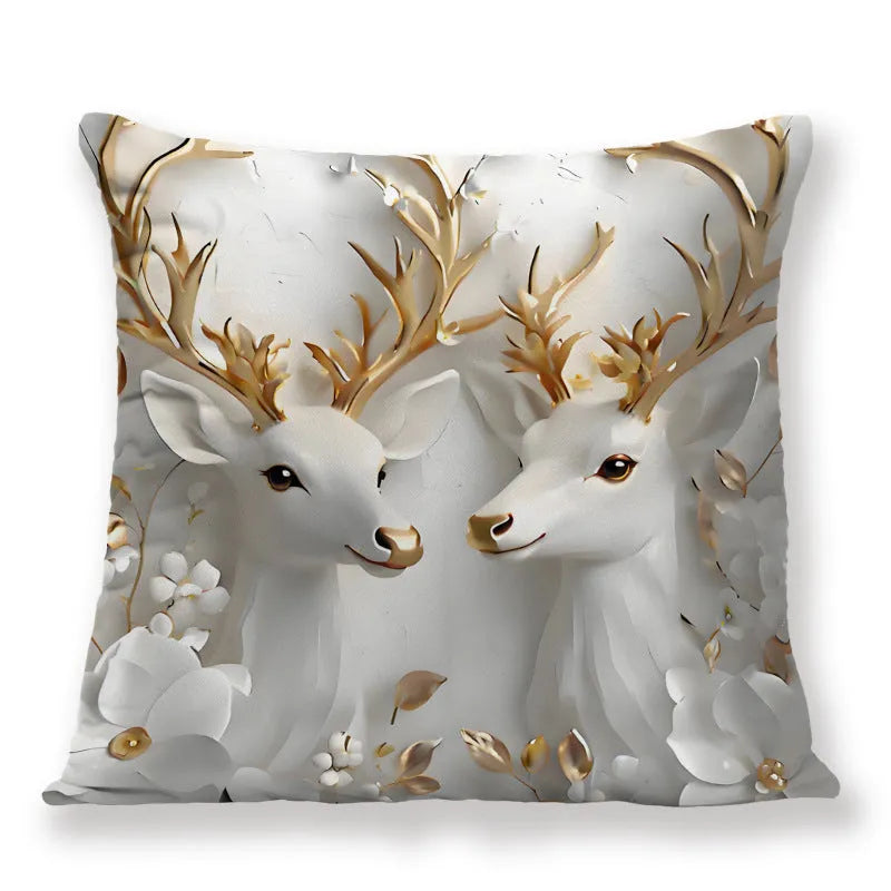Super soft 45x45cm printed pillow cover in modern simplicity style for sofa or bed
