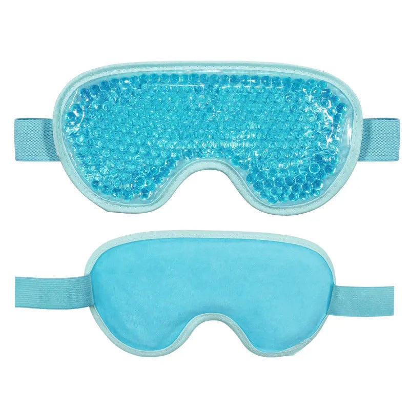 White portable rechargeable eye mask for warm and cold compress