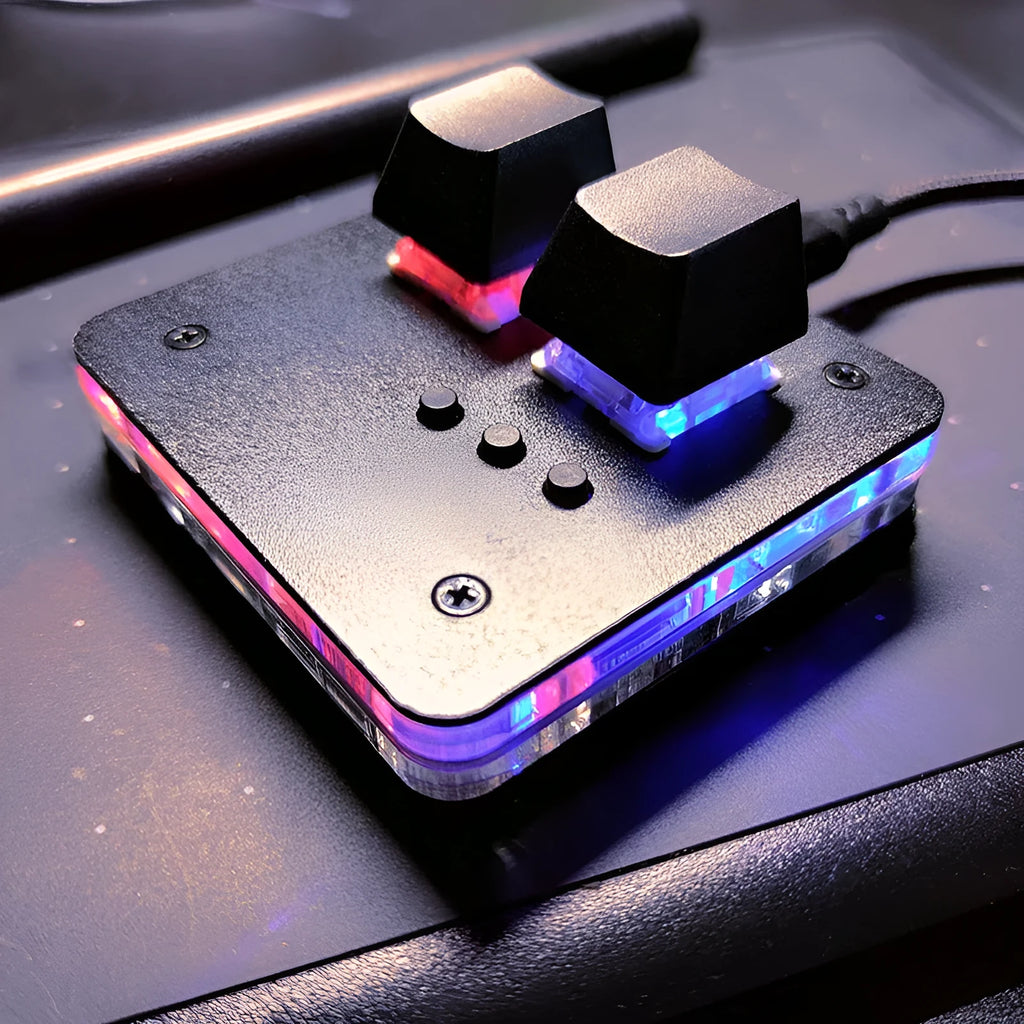 Compact plastic USB keyboard with multimedia keys in black, grey, pink or white colour options