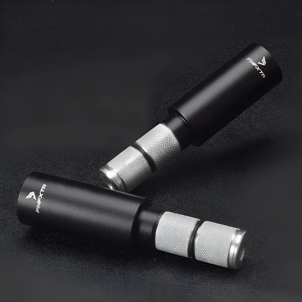 Pair of aluminum alloy handlebar extension rods for bicycle handlebar width adjustment