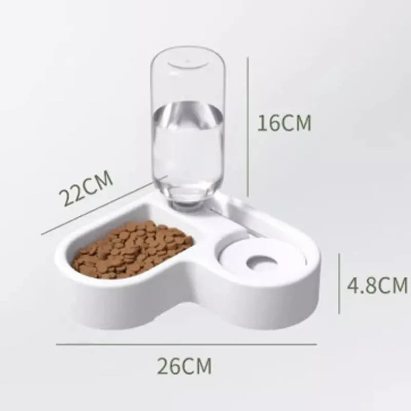 White cat water fountain with food-grade materials and 4-tray filtration system