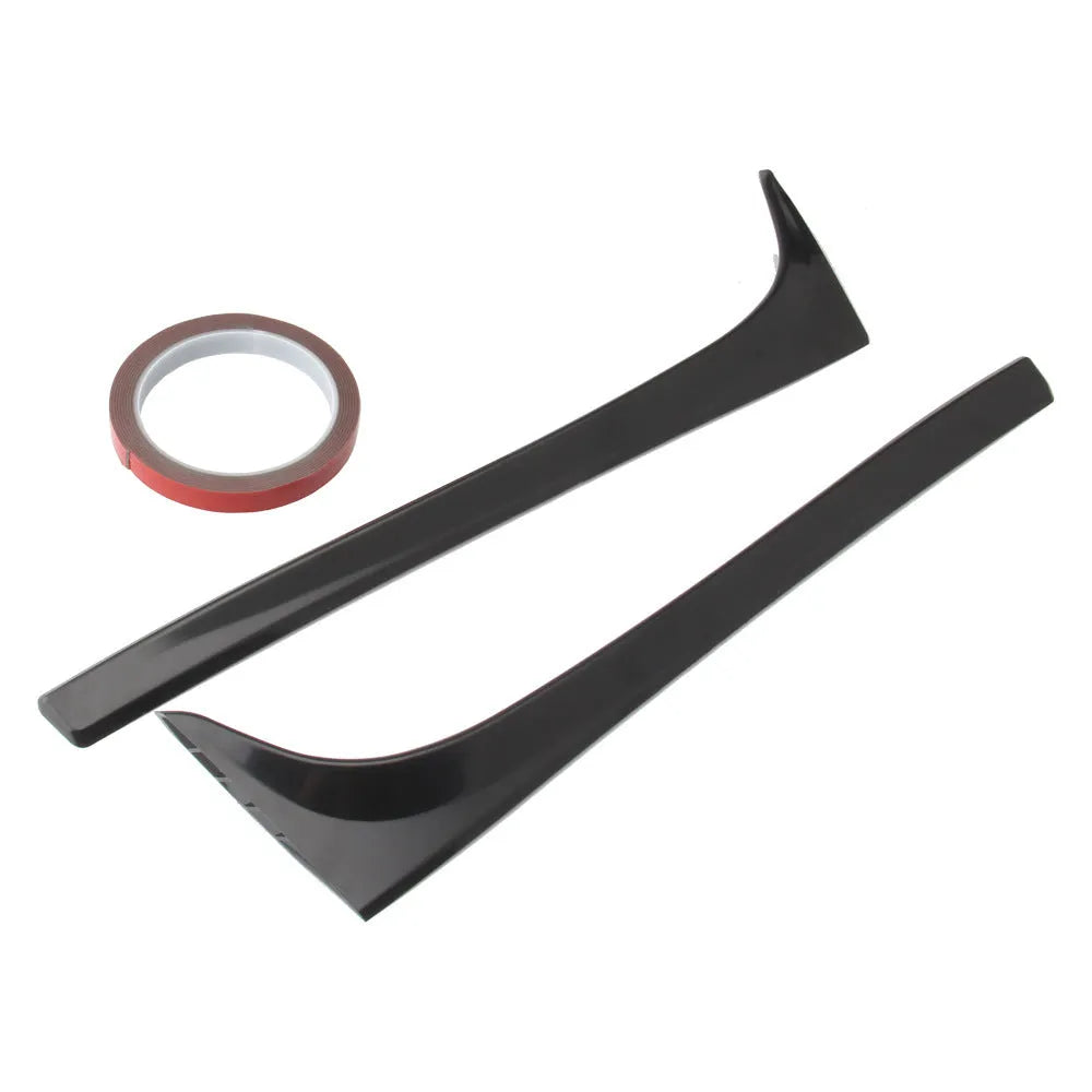 Glossy black ABS rear window side spoiler for Volkswagen Golf 7 MK7 2014-2018