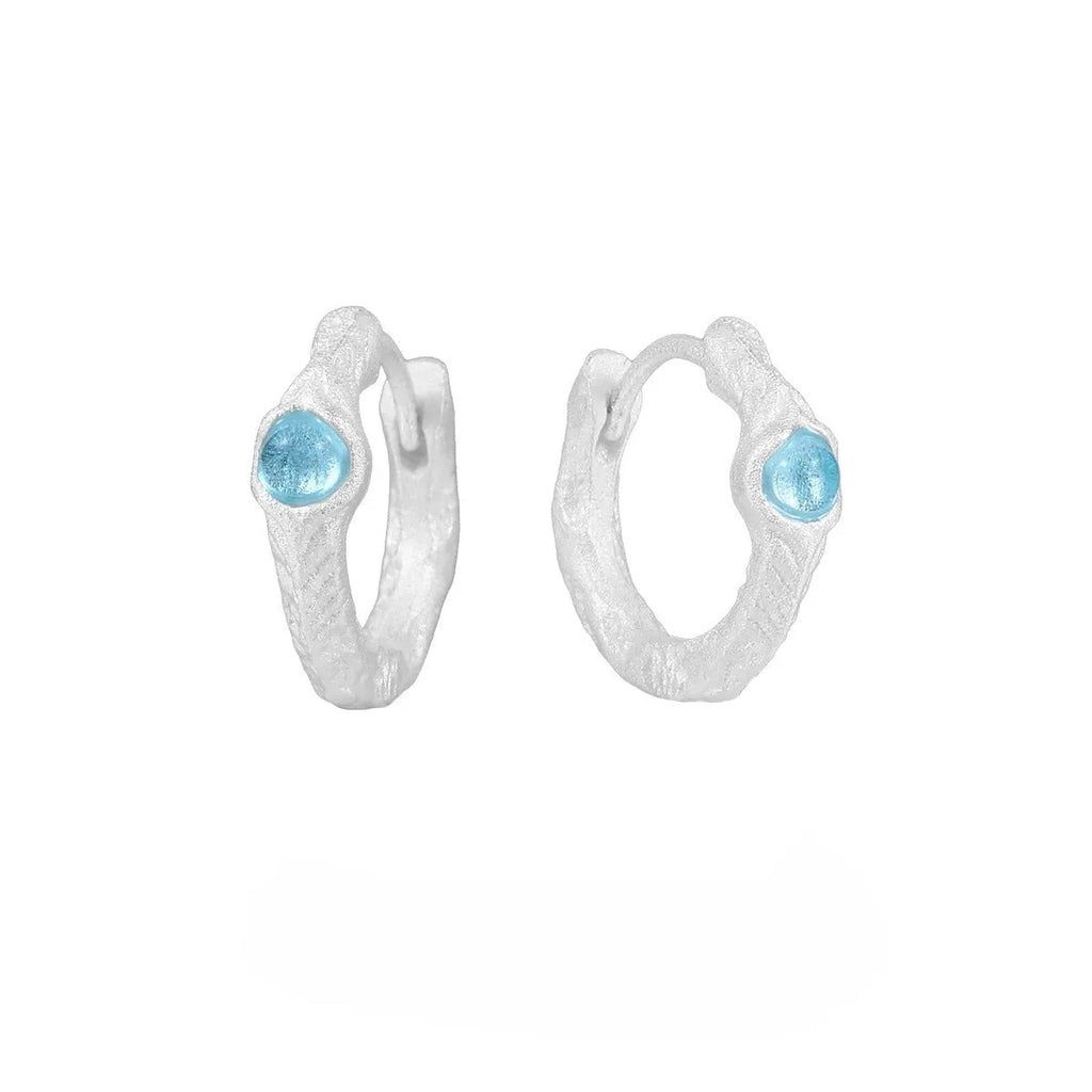 Geometric circular burnt silver women's ear clip jewellery with electroplated finish