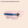 Rechargeable eye care machine with smart massage hot compress steam folding design ABS silicone
