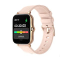 Smart sports watch with blue strap and 1.7-inch colour touch screen displaying fitness metrics