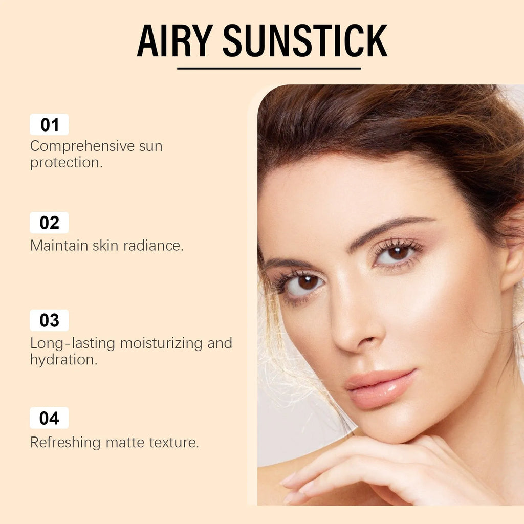 Skin Refreshing Not Oily Protective Stick sunscreen in a twist-up tube with 23g net content