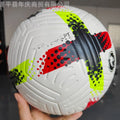 Fluorescent green size 5 PU football for club training and multi-sport activities