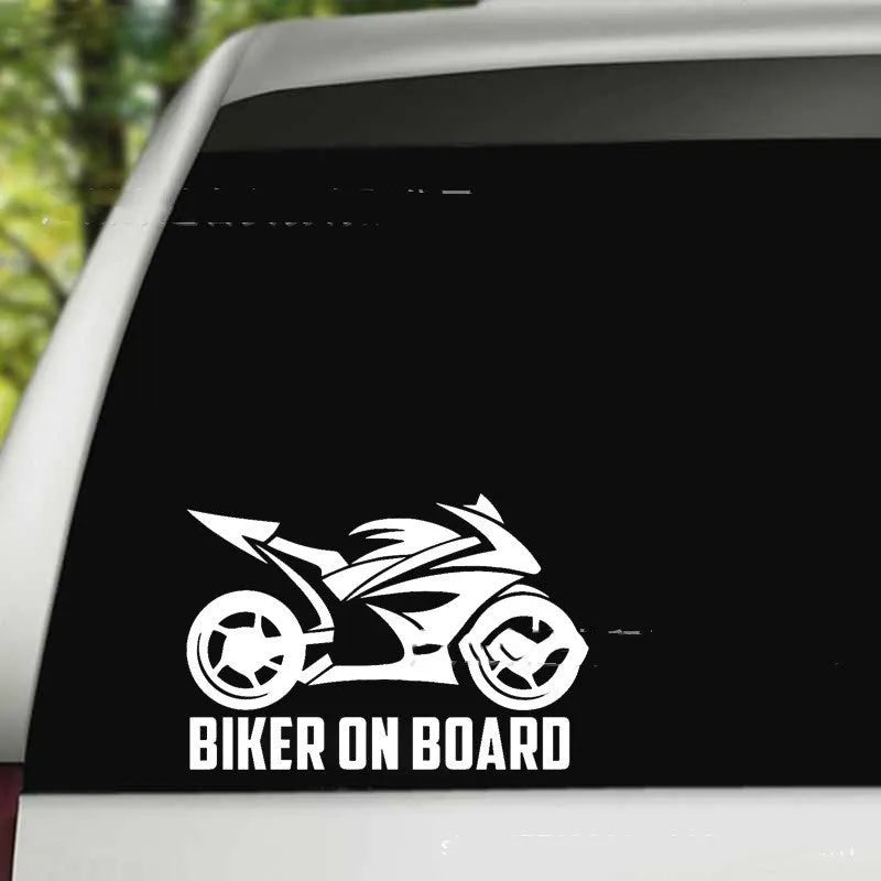Motorcycle reflective sticker in chosen colour and size, made from pet material