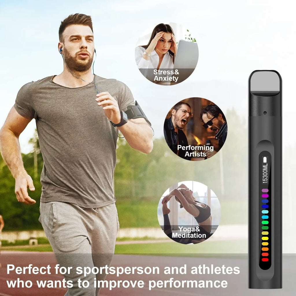 Black vital capacity exerciser intelligent breathing trainer made from medical PP material