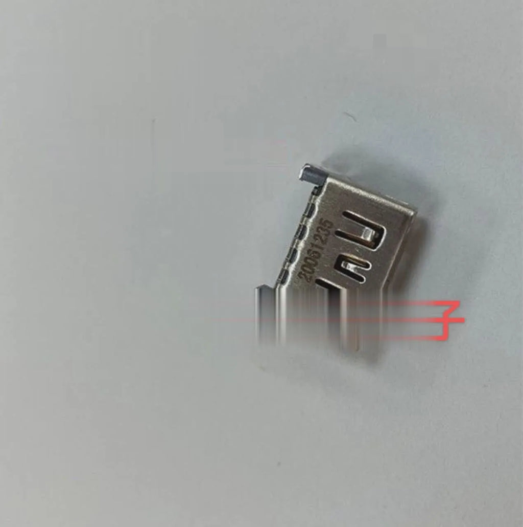 Silver HDMI interface host socket for gaming machine accessories