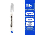 Multi-Color Deep Hole Long Head Marking Pen with 20mm tip in black, red, blue, and green