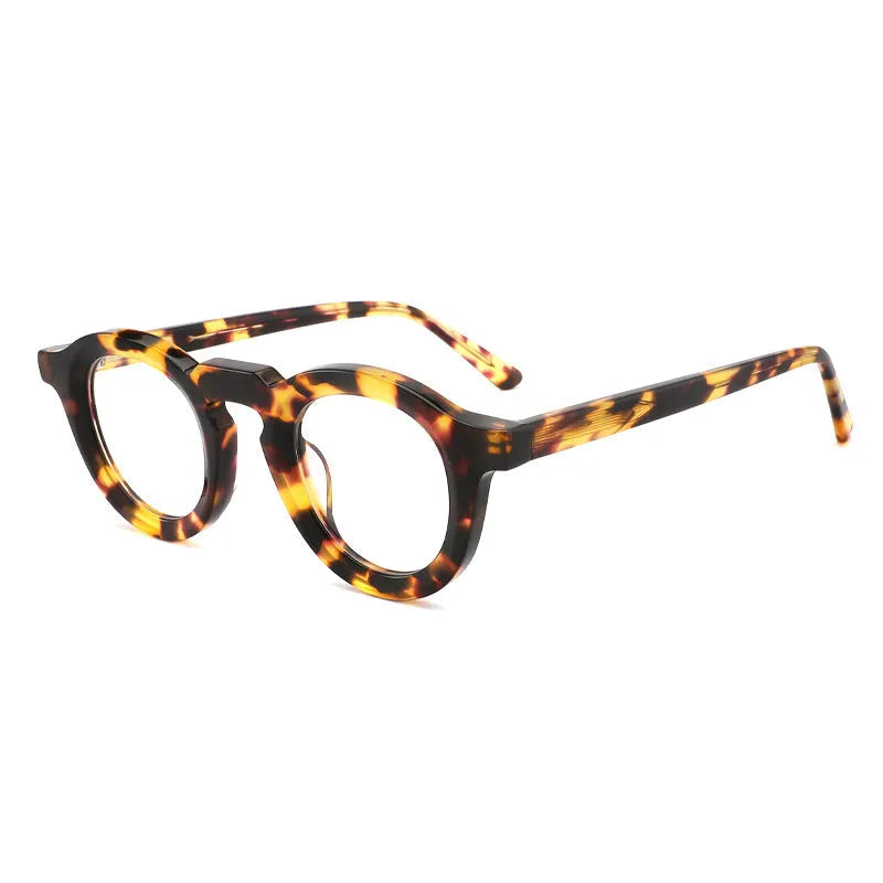Thick sebum colour stitching plate frame sunglasses, box style full rim, five colours C1C2C3C4C5