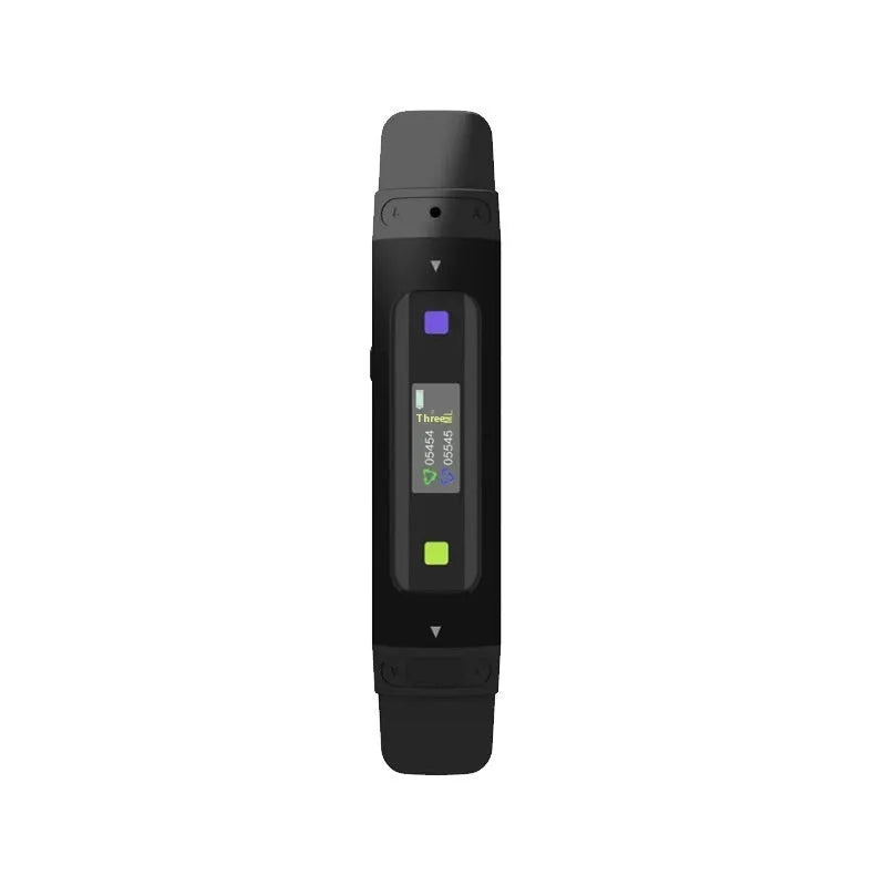Black vital capacity exerciser intelligent breathing trainer made from medical PP material