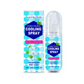 Cool Spray Summer Portable Outdoor Body Mist 50ml white plastic bottle with spray nozzle