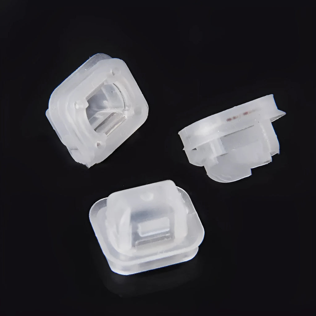100 plastic fasteners for BMW E39 E38 interior trim repair with peach wood colour