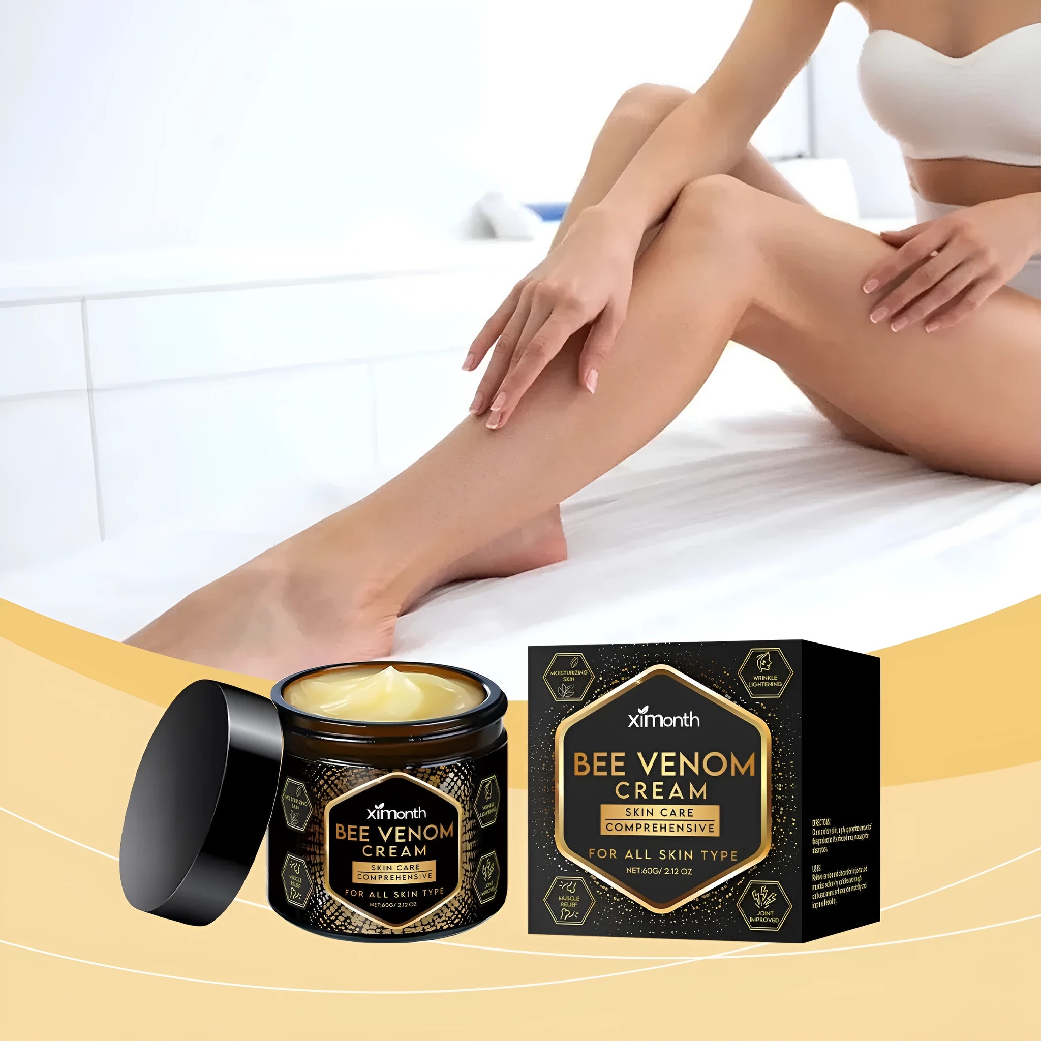 Home Moisturising Skincare Cream 60g pot with mint leaf and tea tree oil active ingredients