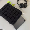 Large black Nylon laptop bag with cloud cotton padding for 15.6-inch devices