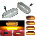 Flowing water side turn signal for Skoda Octavia 1U with blackened ABS shell fender lamp